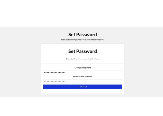 Set Password